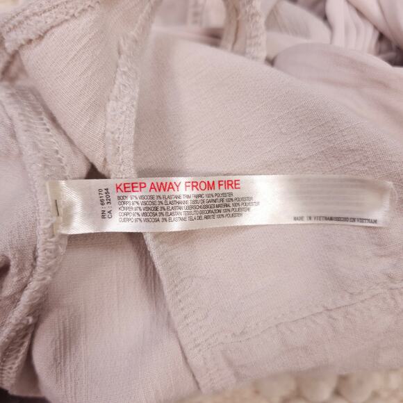 Free People Lola Bodysuit Harvest Moon Beige Sz Small - Picture 8 of 9